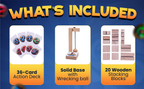 Wrecking Ball — The Block-Stacking Game with a Real Wrecking Ball