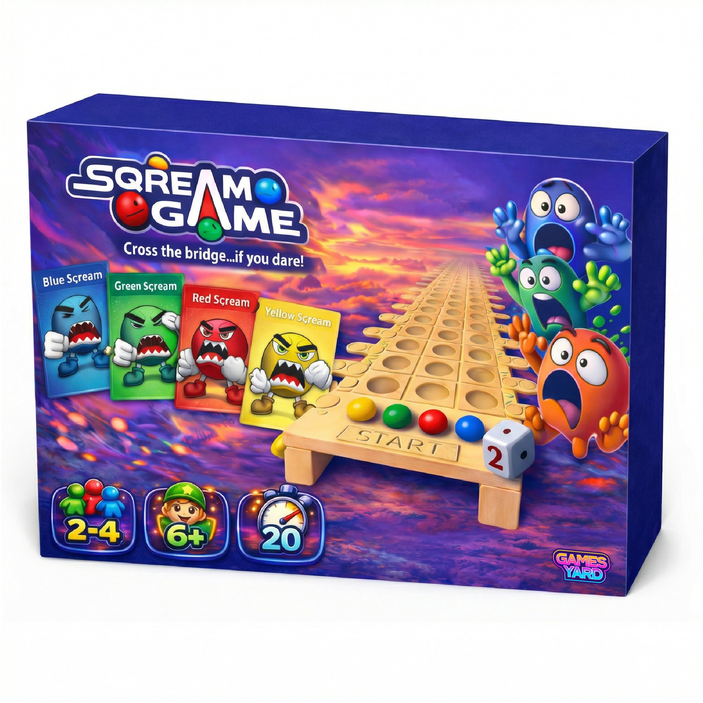 Sqream Game — Cross the bridge... if you dare!