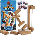 Wrecking Ball — The Block-Stacking Game with a Real Wrecking Ball